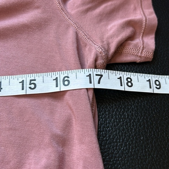 Lululemon To The Point Tee Tshirt Tunic Quicksand Mauve Pink Loose Flowy - Picture 8 of 13